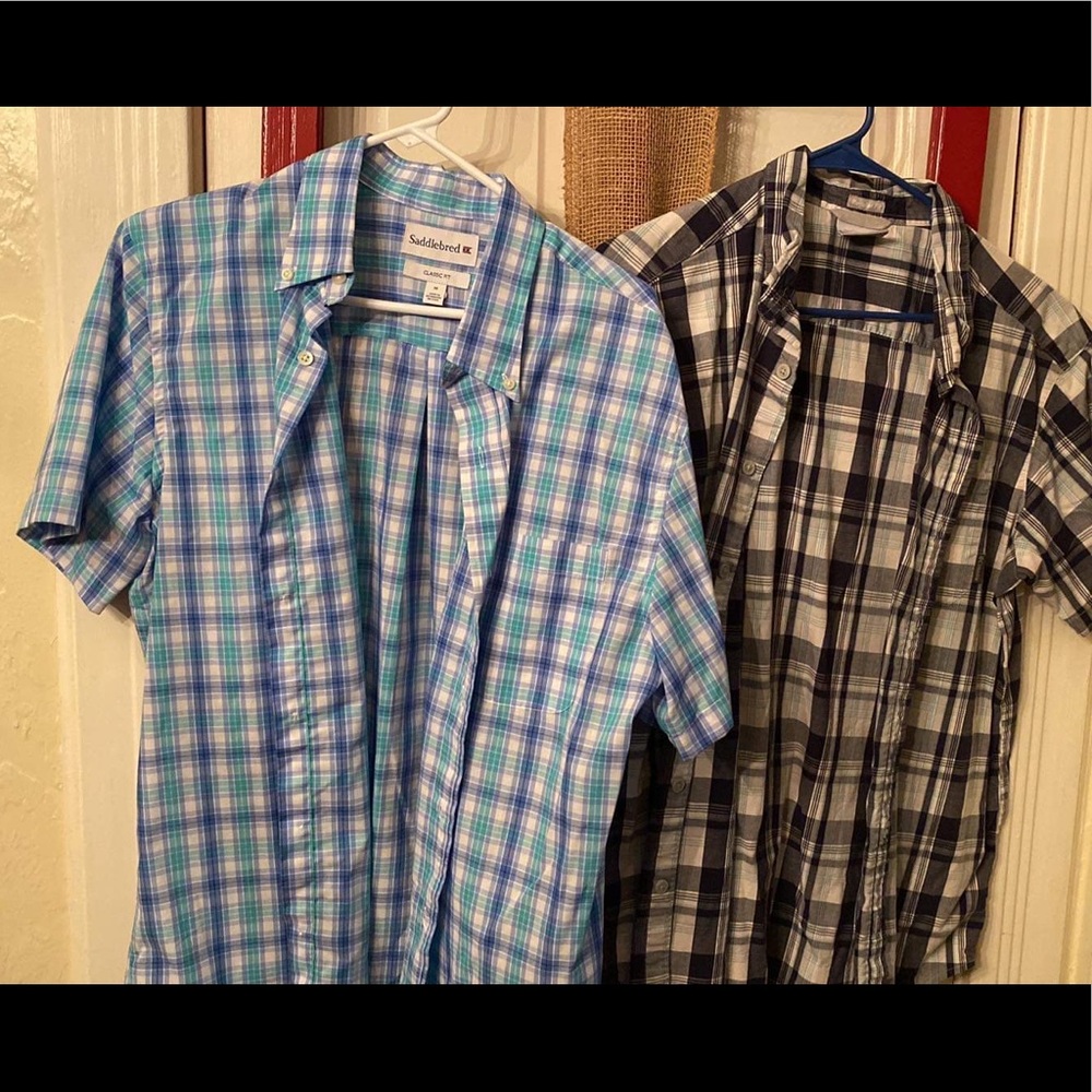 Short sleeve button ups shirts